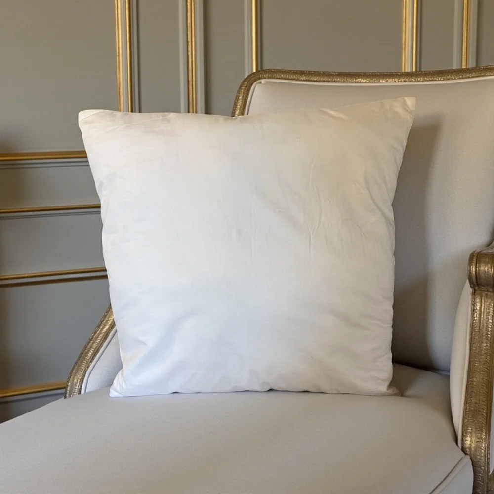 YVES DELORME White Duck Feather Pillow Insert 20x20